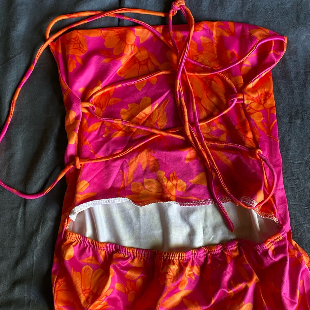 Floral strap dress - Picture 4 of 5